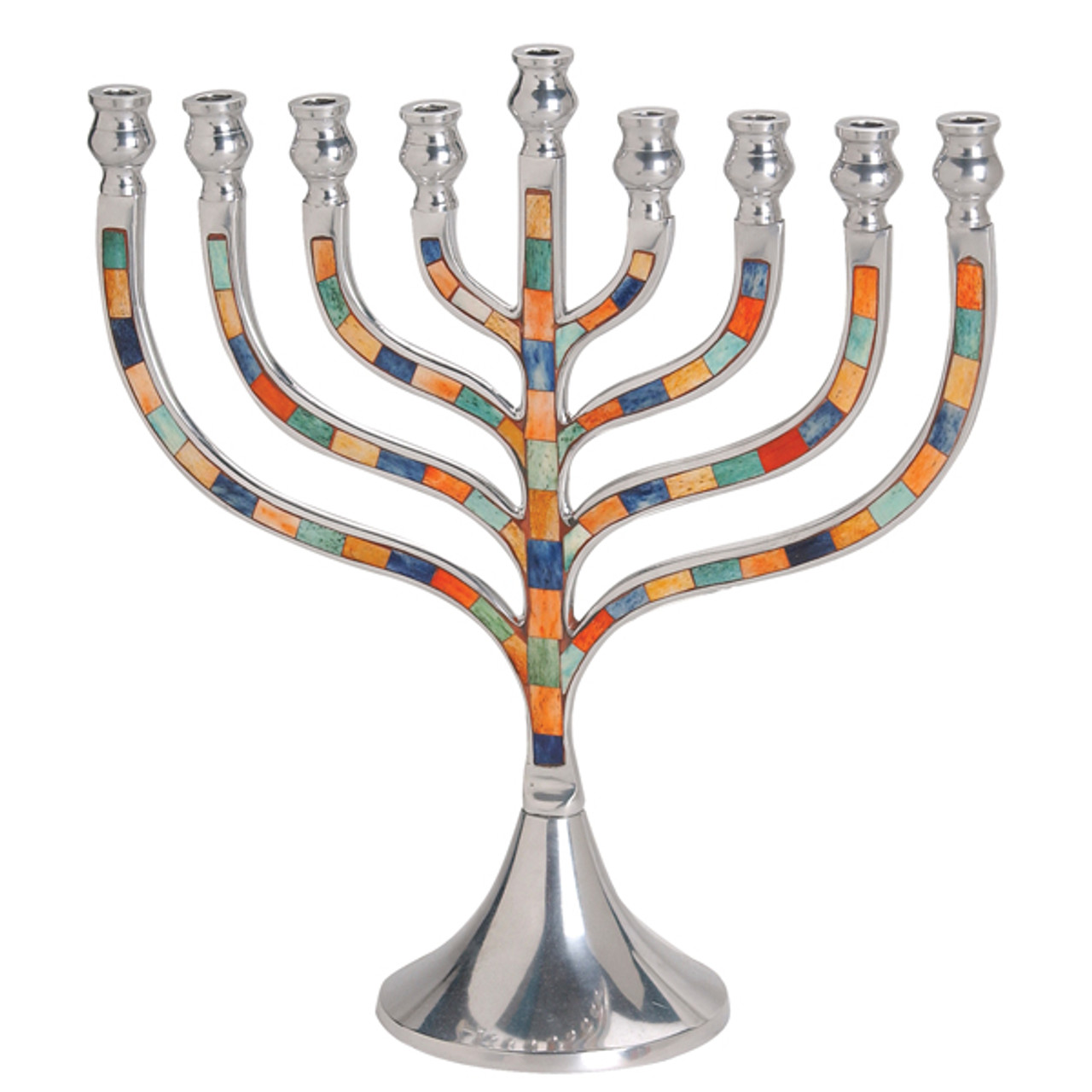 Colorful Menorah